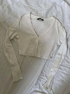 Shein Cropped Long Sleeves Top 🎀🧸