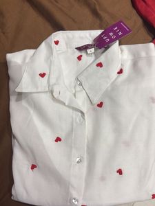 White Ever Chic Heart Shirt