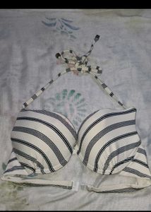 New Striped Bikini Top