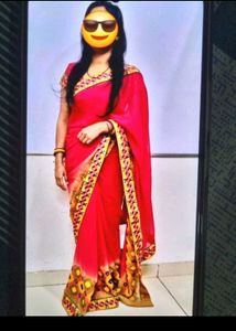 Rakhi Special Heavy Borders Saree