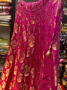 Elegant Turquoise &amp; Pink Indian Dress