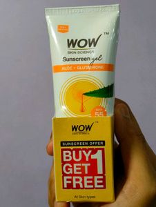 Wow Sunscreen Buy1 get1 Free