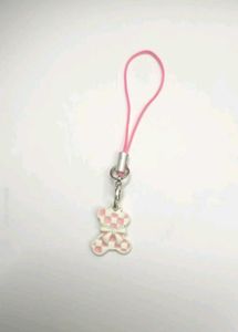 Bow + Teddy Pastel Phone Charm ✨