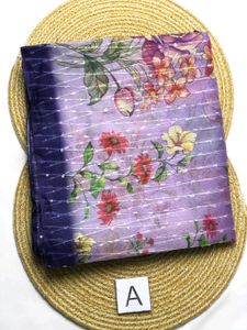 Floral Print Saree