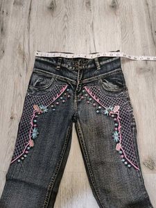 Sc8703 Sabrin Bootcut Jeans Waist 28