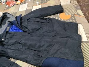 Stylish Black Jacket puffer korean