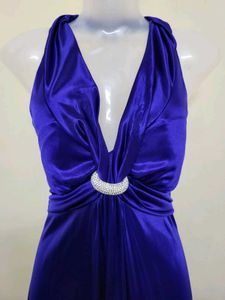 Elegant Blue Party Dress