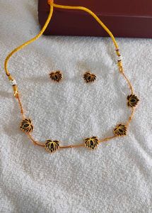 Lotus Necklace Set