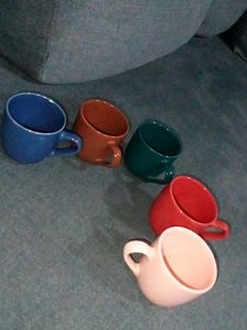 Set Of 5 Cute Small Cups