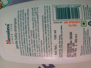 Himalaya Gentle Baby Shampoo 100 ml