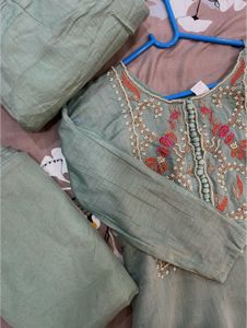 Embroidered Kurta dupatta set