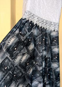 Printed Designer Long Gown