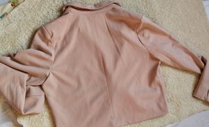 Baby Pink Cropped Blazer