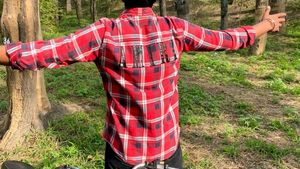 Red Plaid Flannel Shirt [AMIRI]