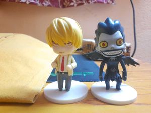 Death note light and ryuk