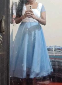Light Blue Tulle Dress