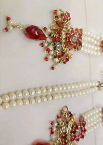 3 Combo Gold Jhumka Earrings with Ruby &amp; Emeral
