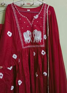New/Unused Jaipuri Printed Kurti Set