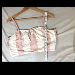 Striped Tie-Front Cami Top