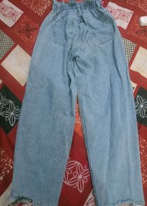 Ice Blue Baggy Jeans