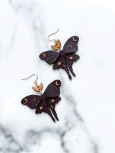 Luna Moth Earrings