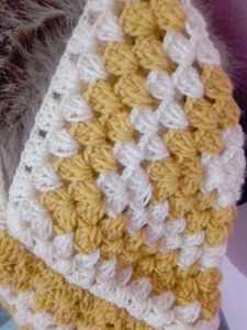 Handmade Crochet Granny Square Bag