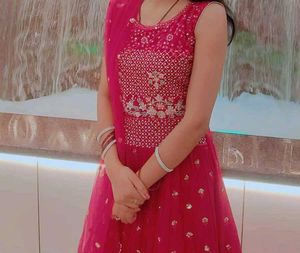 Pink Sharara Set