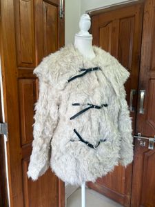 Off white Fur Coat