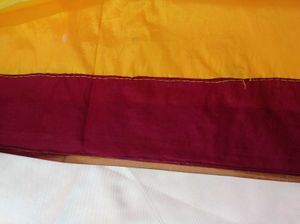 Yellow Semi Silk Saree 😍