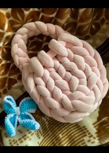 Pink Knitted bag 🌸🌸