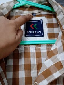Men Casual Checks Shirt