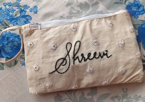 Cute Embroidered Pouch