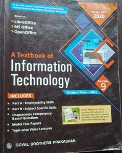 Information Technology Textbook for Class 9