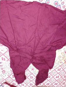 Maroon Palazzo Pants