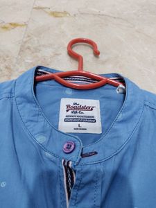 Roadster Sea Green Shirt For Men.