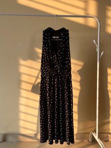 Halter Neck Polka Dress