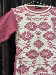 Floral Knit Sweater