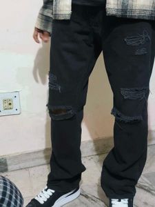 Ripped Black Jeans