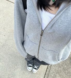 Grey Zip Up Hoodie