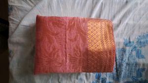pink silk saree