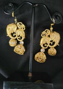Elephant Jhumka Earrings