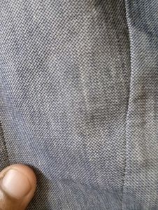Grey Blazer with Navy Trim
