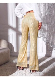 Totally New Sequence Work Flared Trouser