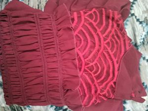Elegant Maroon Top