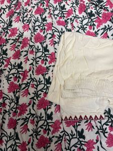 Floral Print Kurta Set