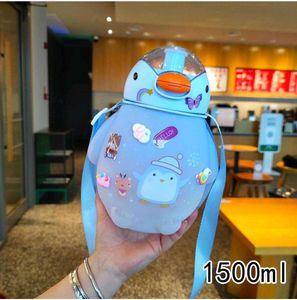 Penguin Plastic Water Bottle