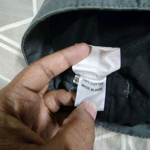 Charcoal Grey Trouser For Men