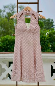 Peach Skater Dress