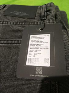 Black Cargo Denim Jeans (28)