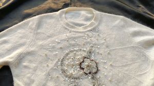 Embellished Knit Sweater